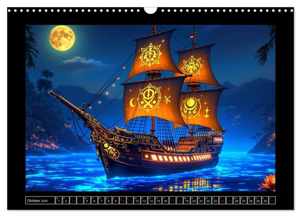 Produktbild: Magie der Schiffe (Wandkalender 2026 DIN A3 quer), CALVENDO Monatskalender