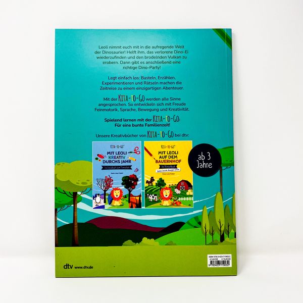 Produktbild: Kita-to-Go: Mit Leoli bei den Dinosauriern &ndash; Das Mitmachbuch &ndash; Spielen, Basteln, Bewegen, Lernen