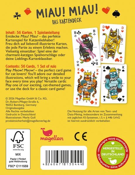 Produktbild: Miau! Miau! Das Kartendeck
