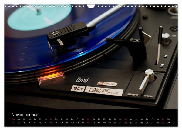 Produktbild: Vintage Turntables Made In Schwarzwald (Wandkalender 2026 DIN A3 quer), CALVENDO Monatskalender