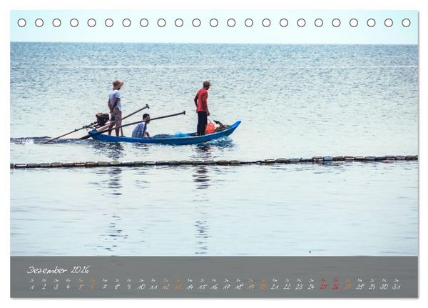Produktbild: Vietnam von Hanoi bis Phu Quoc Menschen, Landschaften und St&auml;dte (Tischkalender 2026 DIN A5 quer), CALVENDO Monatskalender