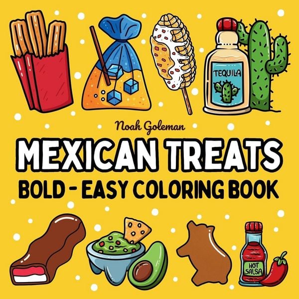 Produktbild: Bold and Easy Mexican Treats Coloring Book