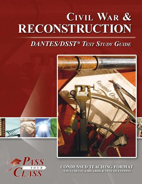 Produktbild: Civil War and Reconsctruction DANTES/DSST Test Study Guide