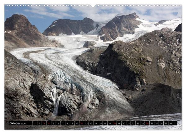 Produktbild: Fantastische Schweizer Bergwelt - Gipfel und Gletscher (Wandkalender 2026 DIN A2 quer), CALVENDO Monatskalender