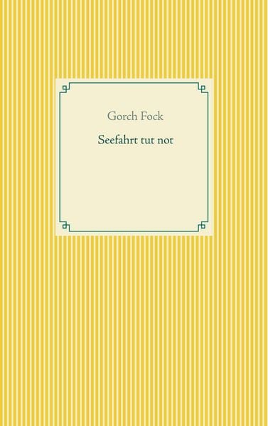 Produktbild: Seefahrt tut not