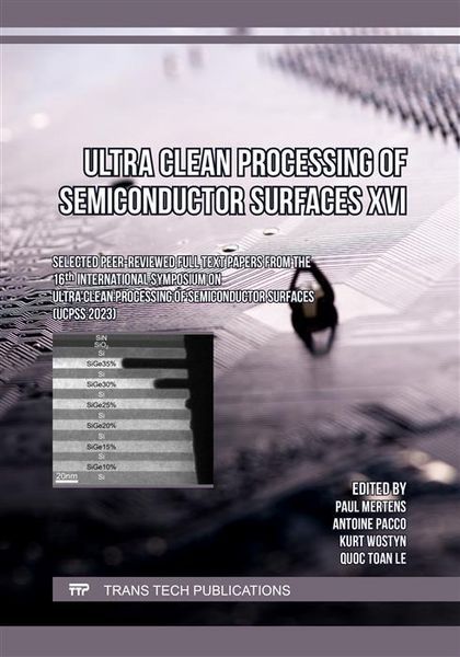 Produktbild: Ultra Clean Processing of Semiconductor Surfaces XVI