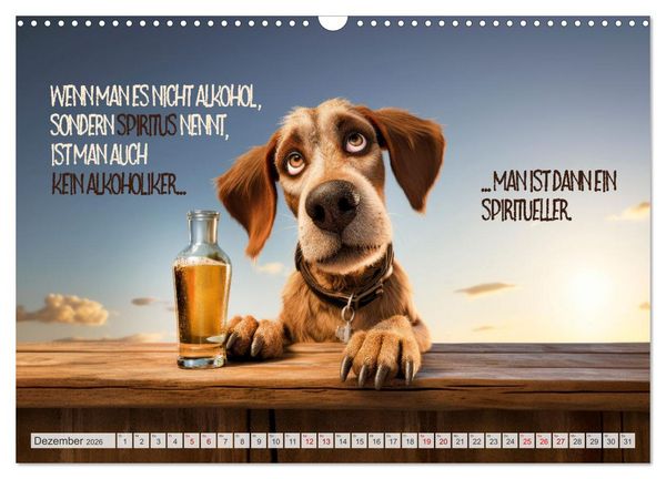 Produktbild: ULTRAKRASS Knallharte Hunde (Wandkalender 2026 DIN A3 quer), CALVENDO Monatskalender
