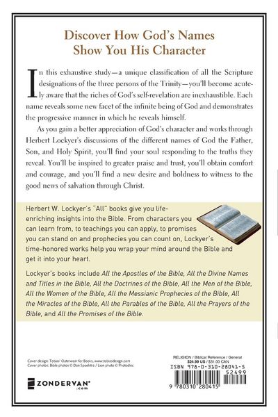 Produktbild: The All the Divine Names and Titles in the Bible