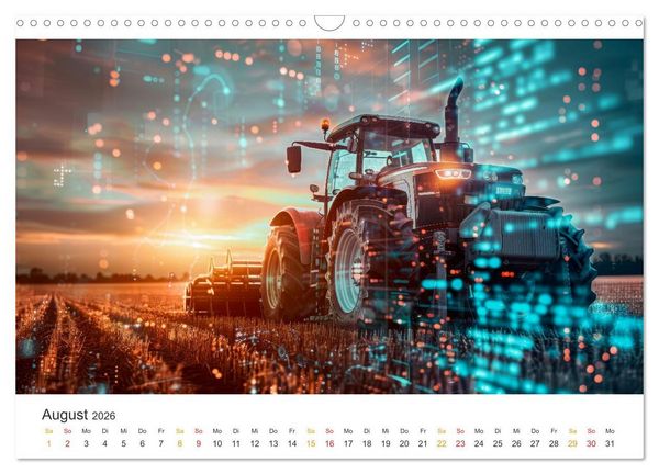 Produktbild: Landwirtschaft 5.0 - digitale Welt (Wandkalender 2026 DIN A3 quer), CALVENDO Monatskalender