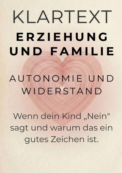 Produktbild: KLARTEXT Erziehung und Familie / Autonomie und Widerstand