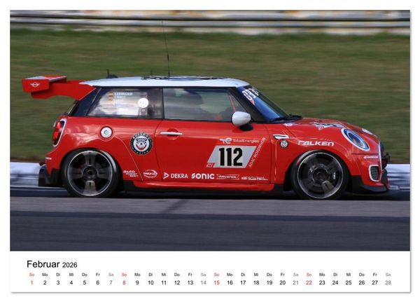 Produktbild: John Cooper Motorsport (Tischkalender 2026 DIN A5 quer), CALVENDO Monatskalender