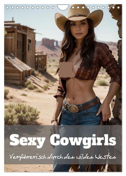 Sexy Cowgirls (Wandkalender 2026 DIN A4 hoch), CALVENDO Monatskalender
