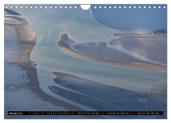 Produktbild: Das Wattenmeer von oben (Wandkalender 2026 DIN A4 quer), CALVENDO Monatskalender