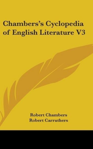 Produktbild: Chambers, R: Chambers's Cyclopedia of English Literature V3