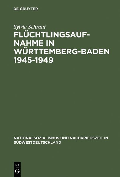 Produktbild: Fl&uuml;chtlingsaufnahme in W&uuml;rttemberg-Baden 1945-1949