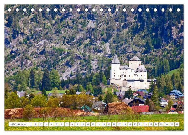 Produktbild: Ausflugsziele im Land Salzburg (Tischkalender 2026 DIN A5 quer), CALVENDO Monatskalender