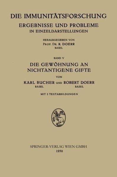 Produktbild: Die Gew&ouml;hnung an Nichtantigene Gifte