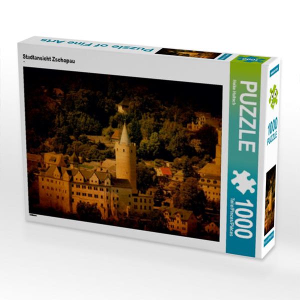CALVENDO Puzzle Stadtansicht Zschopau 1000 Teile Lege-Größe 64 x 48 cm Foto-Puzzle Bild von Heike Hultsch