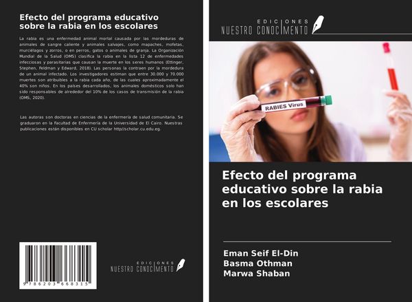 Produktbild: Efecto del programa educativo sobre la rabia en los escolares