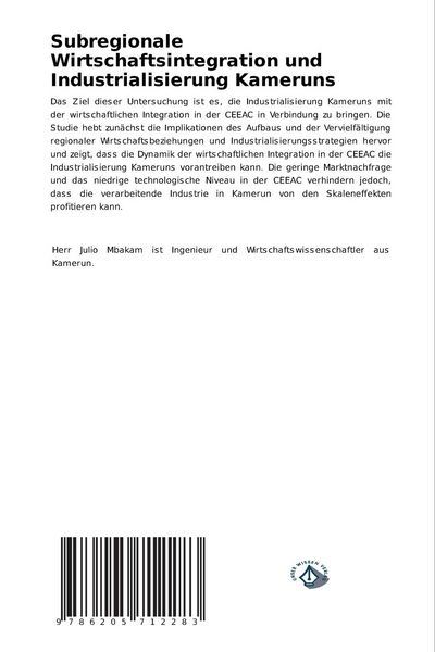 Produktbild: Subregionale Wirtschaftsintegration und Industrialisierung Kameruns