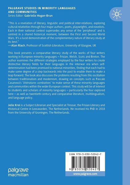 Produktbild: Minority Language Writers in the Wake of World War One