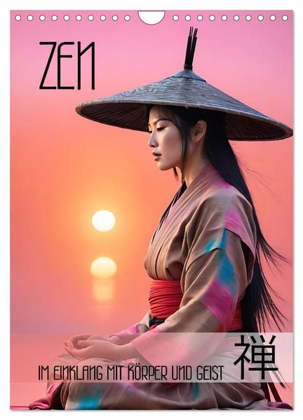 Produktbild: Zen - im Einklang mit K&ouml;rper und Geist (Wandkalender 2026 DIN A4 hoch), CALVENDO Monatskalender