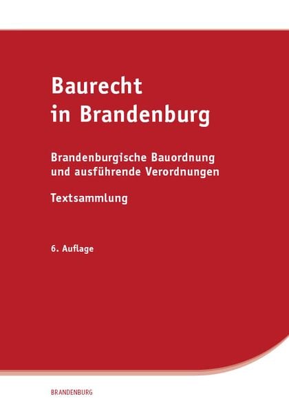Baurecht in Brandenburg, Taschenbuch von , Sv Saxonia, 9783949409288