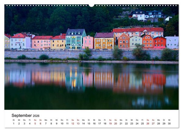 Produktbild: Impressionen aus Passau (Wandkalender 2026 DIN A2 quer), CALVENDO Monatskalender