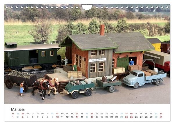 Produktbild: Modellbahnen aus aller Welt - H0, N, Z (Wandkalender 2026 DIN A4 quer), CALVENDO Monatskalender