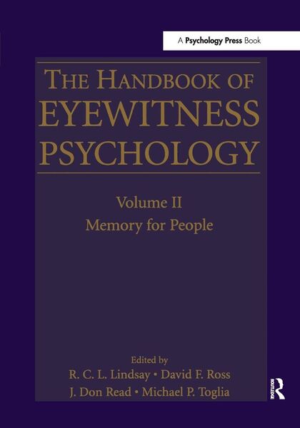 Produktbild: The Handbook of Eyewitness Psychology