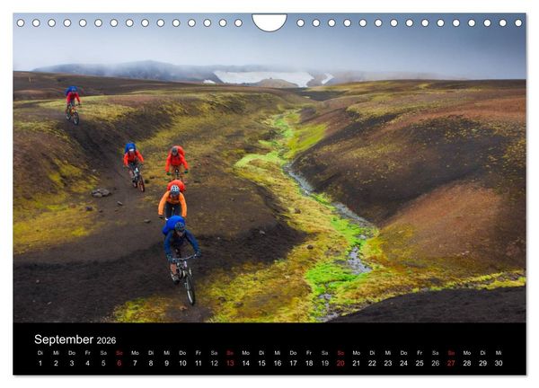 Produktbild: Bike Abenteuer Island (Wandkalender 2026 DIN A4 quer), CALVENDO Monatskalender