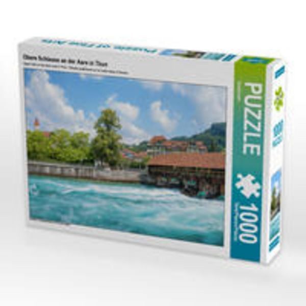 CALVENDO Puzzle Obere Schleuse an der Aare in Thun | 1000 Teile Lege-Größe 64x48cm Foto-Puzzle für glückliche Stunden