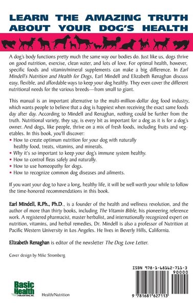 Produktbild: Dr. Earl Mindell's Nutrition and Health for Dogs
