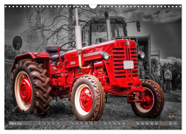 Produktbild: Traktoren - Oldtimer (Wandkalender 2026 DIN A3 quer), CALVENDO Monatskalender