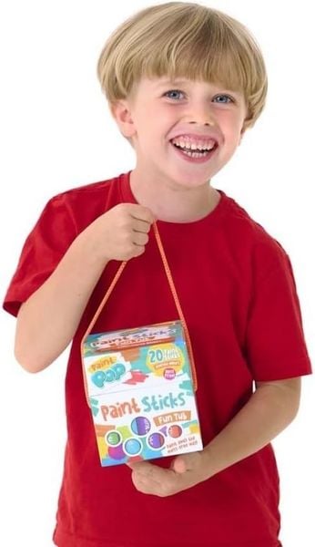 Produktbild: Paint Pop 362203 - Paint Pop: Paint Sticks 20-Pack Fun Tub, klassische Farben, Malstifte, Malset