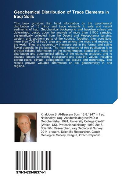 Produktbild: Geochemical Distribution of Trace Elements in Iraqi Soils