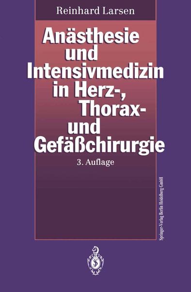 Produktbild: An&auml;sthesie und Intensivmedizin in Herz-, Thorax- und Gef&auml;&szlig;chirurgie