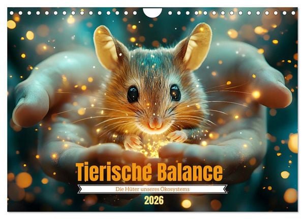 Produktbild: Tierische Balance (Wandkalender 2026 DIN A4 quer), CALVENDO Monatskalender