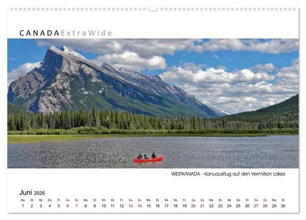 Produktbild: Impressionen aus Westkanada (hochwertiger Premium Wandkalender 2026 DIN A2 quer), Kunstdruck in Hochglanz