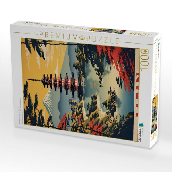 Produktbild: CALVENDO Puzzle Entdecke die Mysterien Japans | 1000 Teile Lege-Gr&ouml;&szlig;e 64x48cm Foto-Puzzle f&uuml;r gl&uuml;ckliche Stunden