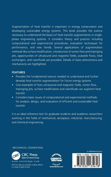 Produktbild: Advances in Heat Transfer Augmentation Techniques in Single-Phase Flows