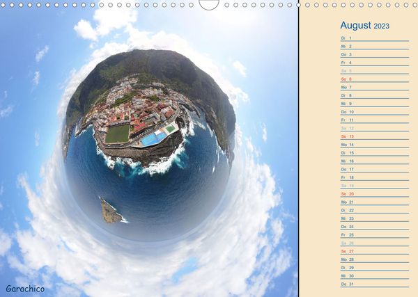 Teneriffa - kleine Planeten (Wandkalender 2023 DIN A3 quer)
