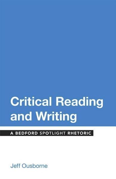 Produktbild: Critical Reading and Writing