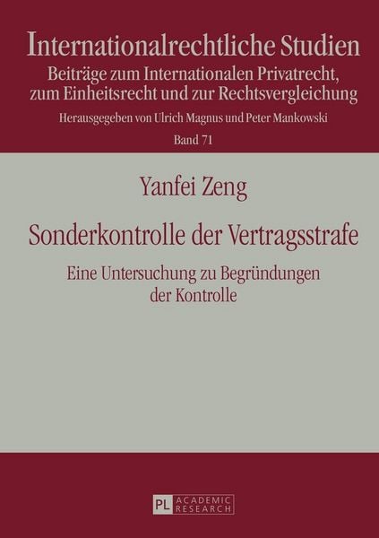 Produktbild: Sonderkontrolle der Vertragsstrafe