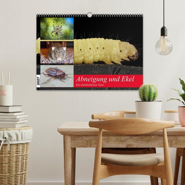 Produktbild: Abneigung und Ekel. Die unbeliebtesten Tiere (Wandkalender 2027 DIN A3 quer), CALVENDO Monatskalender