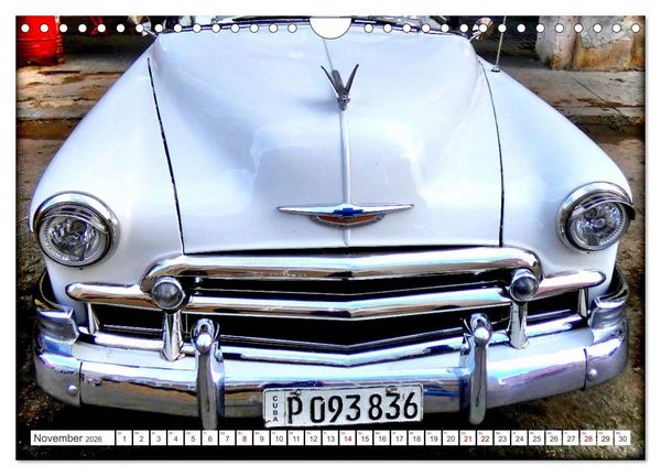 Produktbild: Chevy '50 - Mit 75 unterwegs in Kuba (Wandkalender 2026 DIN A4 quer), CALVENDO Monatskalender