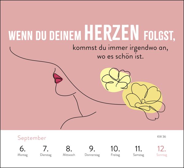 Produktbild: Wochenkalender 2027: Sei stark. Sei anders. Sei DU.