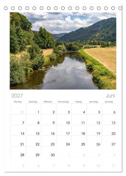 Produktbild: Tischplaner 2027 - Schwarzwald - Ferienregion Kinzigtal (A5 Tischkalender zum Aufstellen) CALVENDO