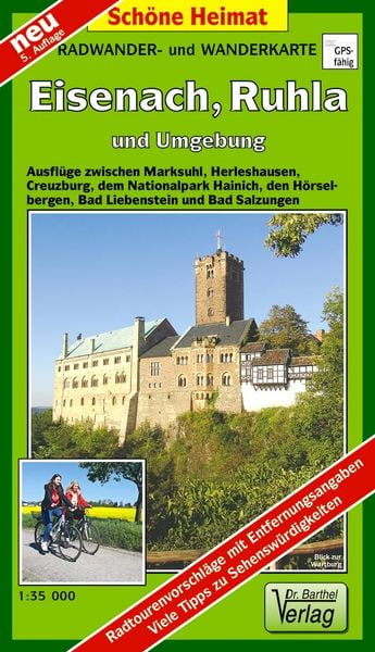 Produktbild: Radwander- und Wanderkarte Eisenach, Ruhla und Umgebung