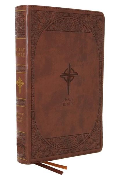 Produktbild: Nabre, New American Bible, Revised Edition, Catholic Bible, Large Print Edition, Leathersoft, Brown, Thumb Indexed, Comfort Print